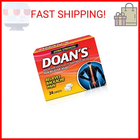 Купить Обезбаливающее Doan s Extra Strength Pain Reliever Caplets 24