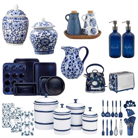 Navy Kitchen Accessories — Michelle Leanne Home