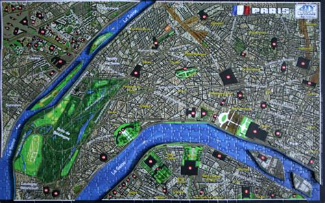 Puzzle: 4D - Historical Map of Paris – Fingering Zen