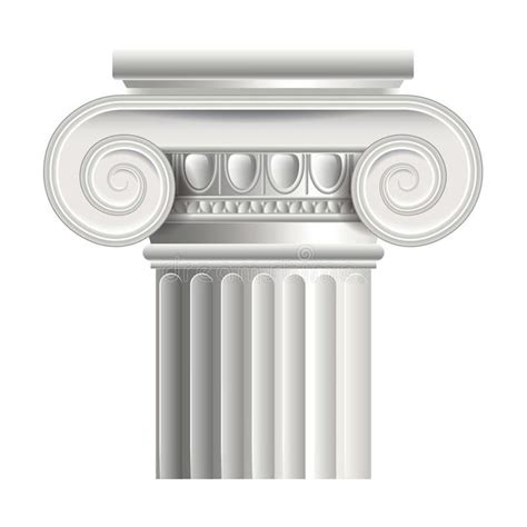 Roman Or Greek Column Vector Illustration Roman Or Greek Column