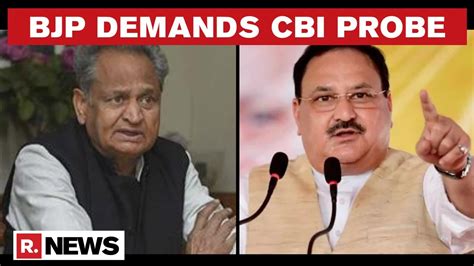 Rajasthan Snoopgate Bjp Adamant On Cbi Probe Over Phone Tapping