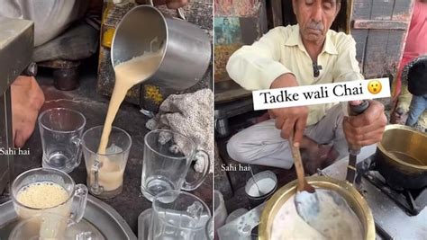 Spiced Tea Man Makes Tadke Wali Chai Internet Is Not Impressed Here