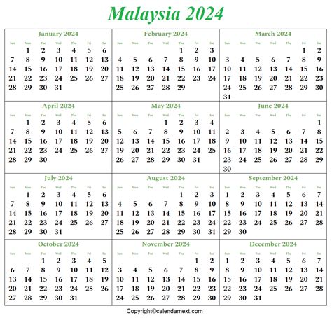 Calendar November 2024 Malaysia Vinny Lizabeth