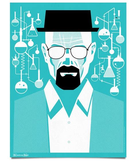 Graphic Tv Character Illustrations Breaking Bad Poster Breaking Bad