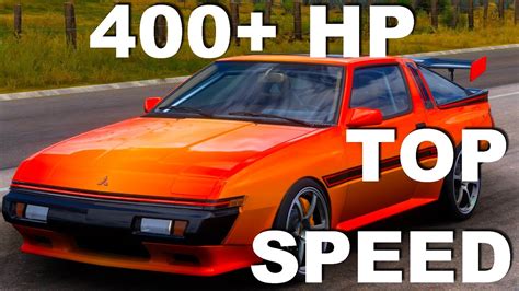 400 HP Mitsubishi Starion ESI R TOP SPEED Forza Horizon 5 YouTube