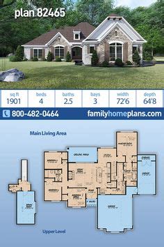 120 Medium Sized House Plans ideas | house plans, house floor plans ...