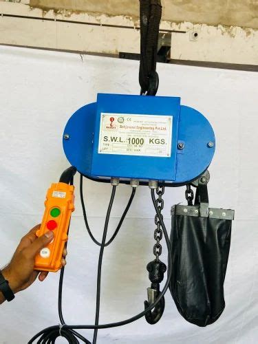 Maruti Chain Electric Hoist 110v Capacity 1 3 Ton At Rs 43000 In Ahmedabad