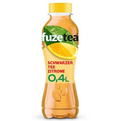 Fuze Tea Schwarzer Tee Zitrone Einweg Online Kaufen Bei Mytime De