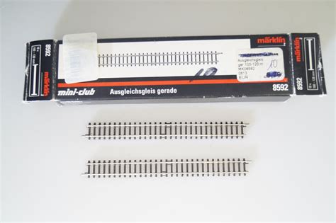 Spur Z Märklin 8592 2 Stück Ausgleichsgleis gerade neu gearontologist