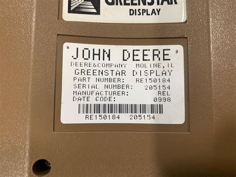 John Deere Greenstar Display Bigiron Auctions