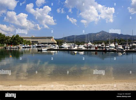 Marina in Porto Carras Meliton Stock Photo - Alamy