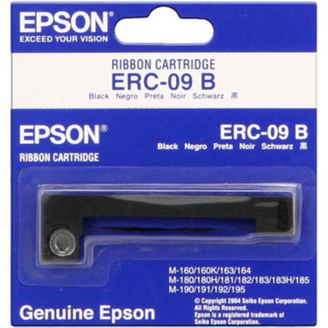 Epson Erc B Ribbon Cartridge For Hx M M M Series Black