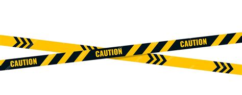 Premium Vector Caution Tape Caution Yellow Warning Lines Isolated On