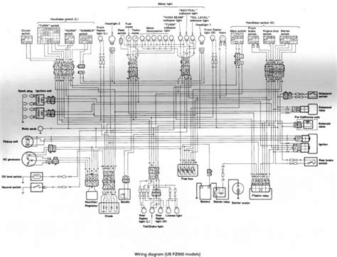 Diagram Yamaha Fz Wiring Diagram Wiringschema