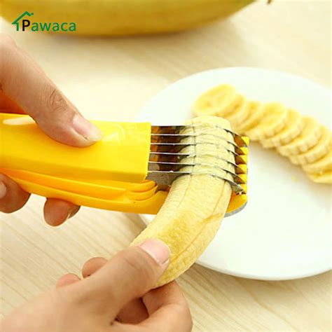 Aliexpress Buy Pcs Stainless Steel Banana Cutter Fruit Vegetable