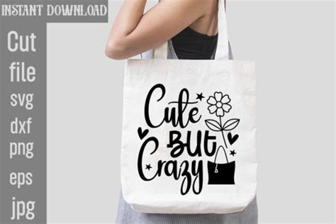 Cute But Crazy Svg Cut File Graphic By Simacrafts · Creative Fabrica