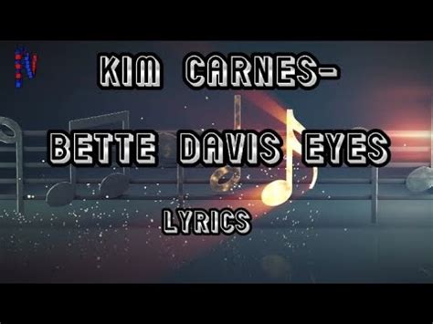 Kim Carnes Bette Davis Eyes Lyrics YouTube