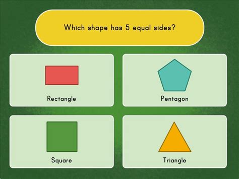 Identifying Shapes By Attributes Game Game