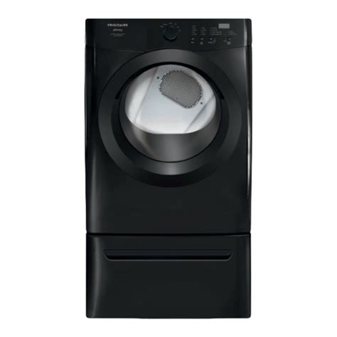 Frigidaire Affinity Faqe L Dryer Specifications Manualslib