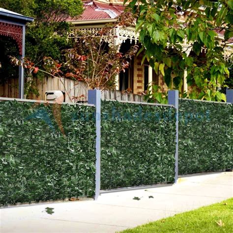 6 Ft X 8 Ft Artificial Faux Ivy Privacy Fence Screen Etsy