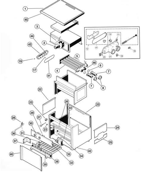 Hayward H Series Induced Draft Heater Parts Diagram