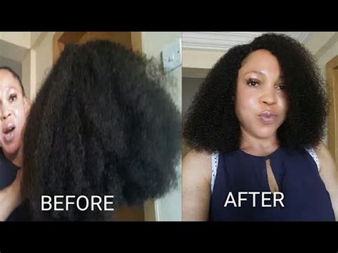 HOW I RESTORE REVIVE MY OLD KINKY CURLY HUMAN HAIR WIG YouTube