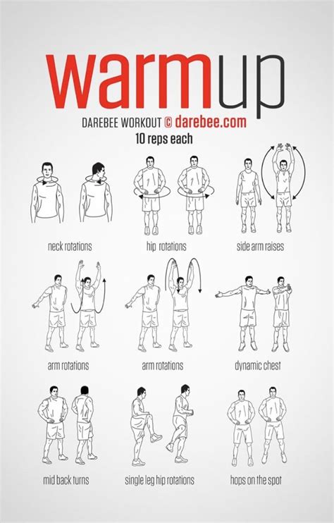 Warm Ups Workout Warm Up Pre Workout Stretches Preworkout