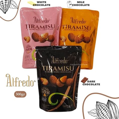 Jual ALFREDO TIRAMISU ALMOND DARK CHOCOLATE RICH ITALIAN CREAME CHEESE