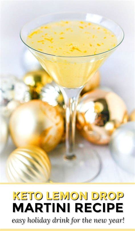 Keto Lemon Drop Martini Recipe A Light Refreshing Keto Cocktail