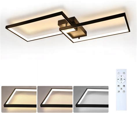 Lampa Sufitowa Led Plafon Modern Czarny W Zmh Opinie I Atrakcyjne