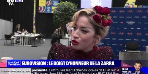 Eurovision 2023 La Zarra a t elle fait un doigt d honneur et quitté