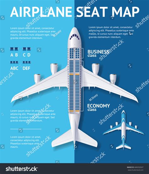 3,051 Airplane Seat Map Images, Stock Photos & Vectors | Shutterstock