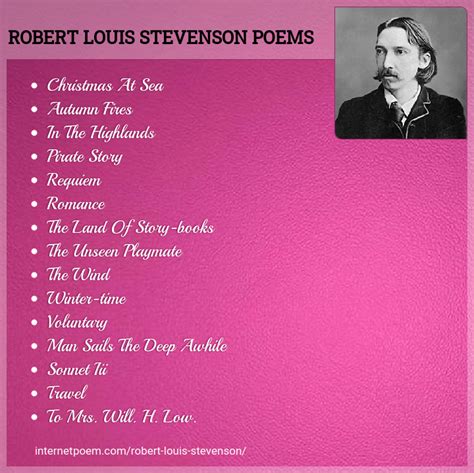 Robert Louis Stevenson Poems The Cow | semashow.com