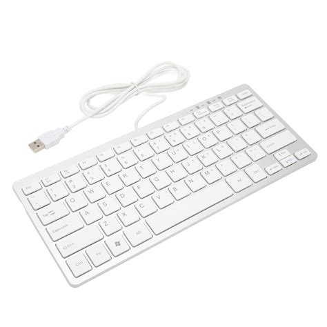 Ultra Slim Mini Usb Wired Keyboard 78 Keys Compact Computer Keyboard With Scissor Keys Plug