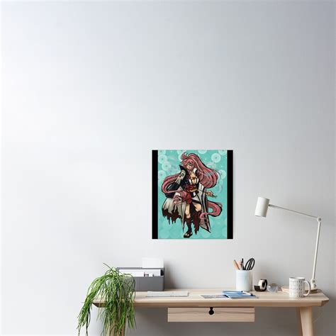 Baiken Guilty Gear Poster For Sale By Guiltygearsol Redbubble