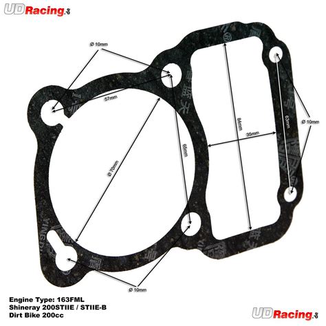 Zylinderfußdichtung für Motor 200 ccm Shineray Motor Ersatzteile