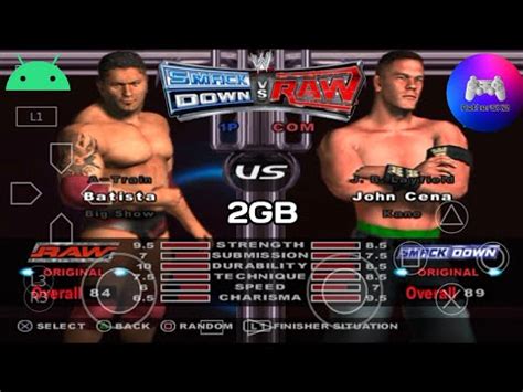 WWE SmackDown Vs Raw PS2 Game For Aether SX2 PS2 Emulator On Android