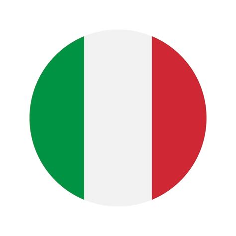 Premium Vector Flag Of Italy In Circle