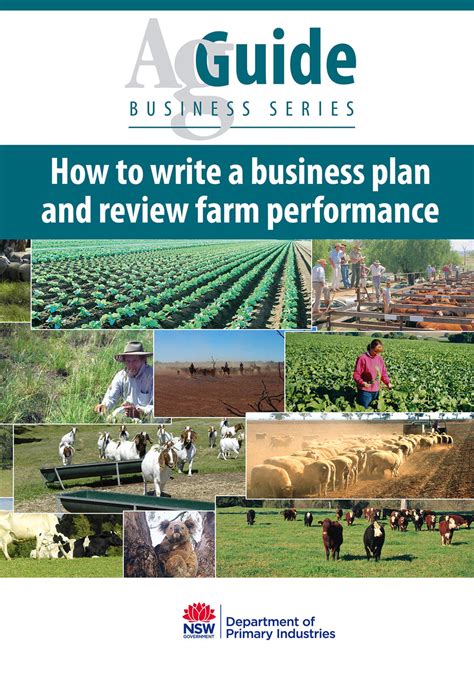 How To Write A Business Plan And Review Farm Performance Agguide Regional Nsw