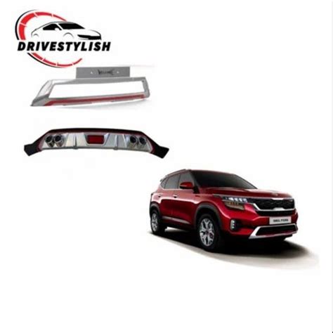 Front Bumper Lip And Rear Diffuser For Kia Seltos Kx Off