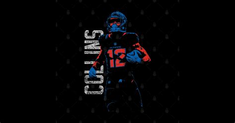 nico collins  town wide receiver electric art nico collins posters