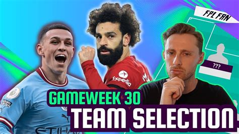 Fpl Gw Team Selection Sell Foden Buy Salah Fantasy Premier