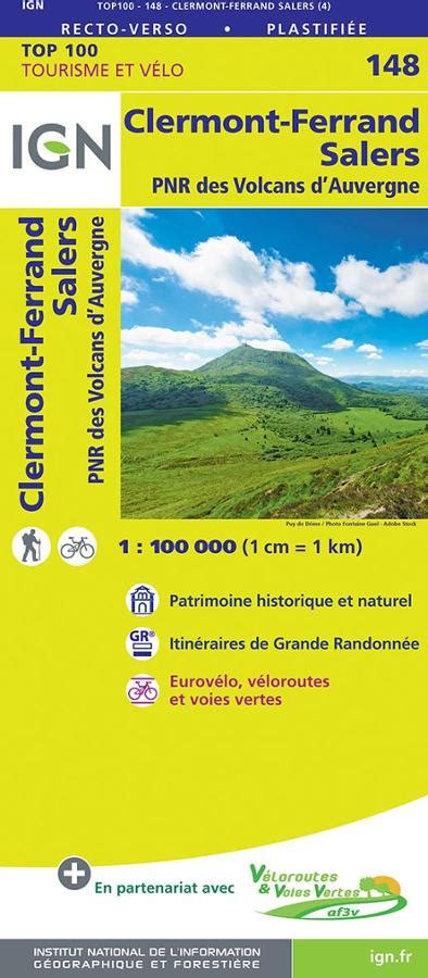 Carte Ign Clermont Ferrand Salers Cartovelo Fr