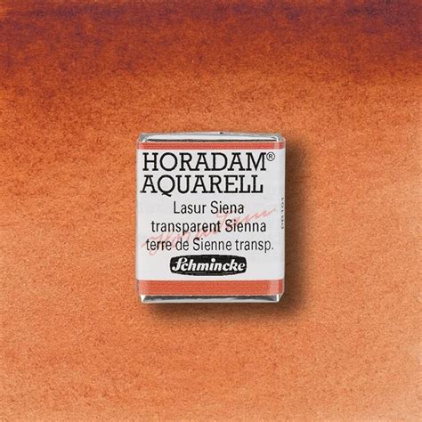 Schmincke Horadam Watercolour Half Pan Transparent Sienna S