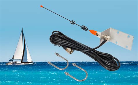 Amazon Uayesok Inch Marine Vhf Antenna V Low Profile