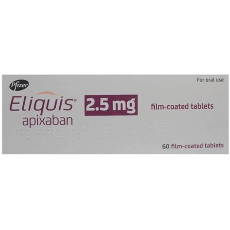 Eliquis 25 Mg Tablet At ₹ 2000box Hypertension Medicine In Nagpur