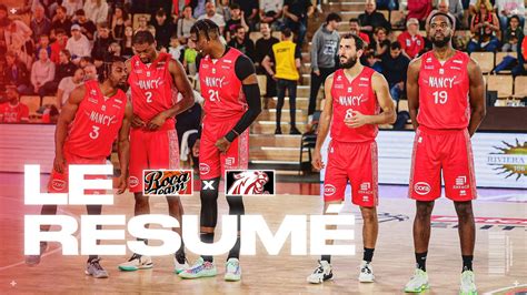 Résumé Monaco Basket vs SLUC Nancy Basket 28ème journée de Betclic