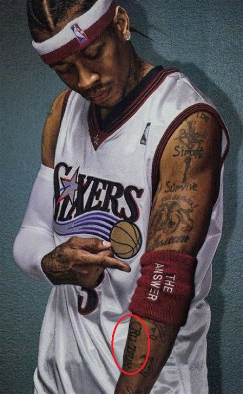 Allen Iverson's 35 Tattoos & Their Meanings - Body Art Guru