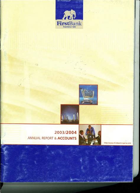 Fbn Holdings Plc Fbnh Ng 2004 Annual Report