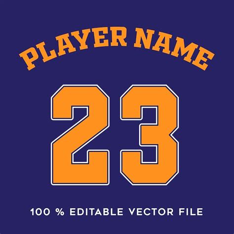 Premium Vector | Jersey number basketball team name printable text ...